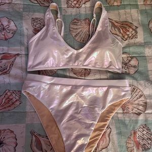 Blushing Brunette boutique swimsuit / size large